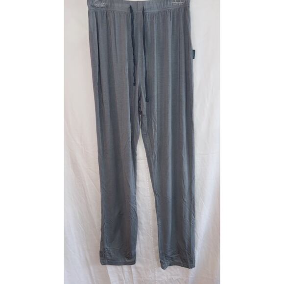 Emirates Business Class 2 pc Loungewear Pajamas S/M Unisex Blue Grey Modal Soft - Picture 5 of 16